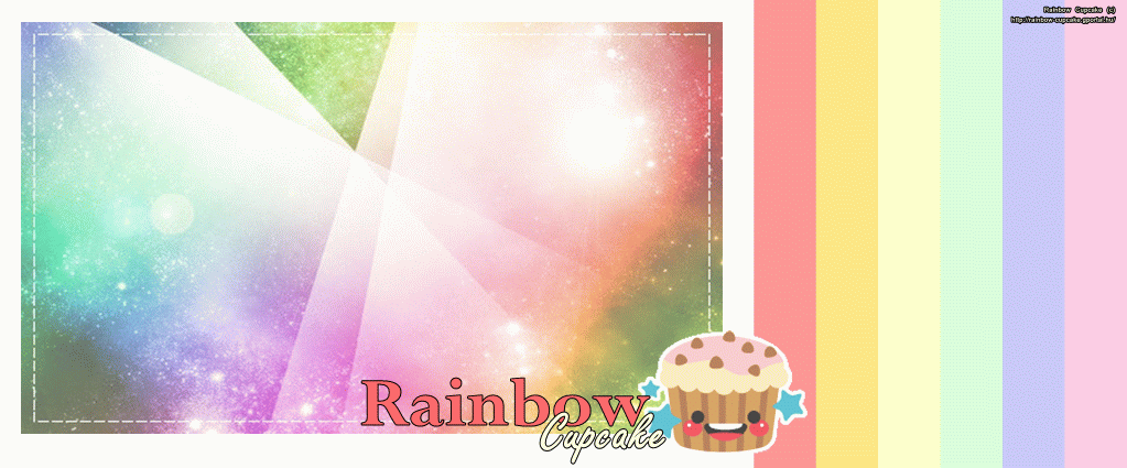 ~ Rainbow Cupcake ~ Mindig mosolyogj, mert nem tudhatod, hogy mikor szeretek bele a mosolyodba... :) ~